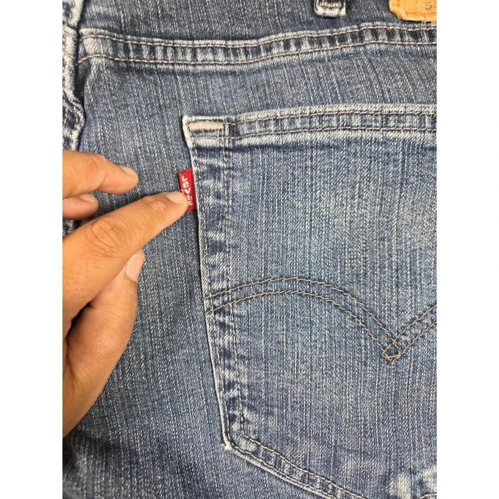 Levi's‎ 559 Relaxed Straight Jeans Mens 38x32 Blue Medium Wash Denim 00559-0457